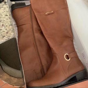 Alfani Jorah boots 9.5 black or brown